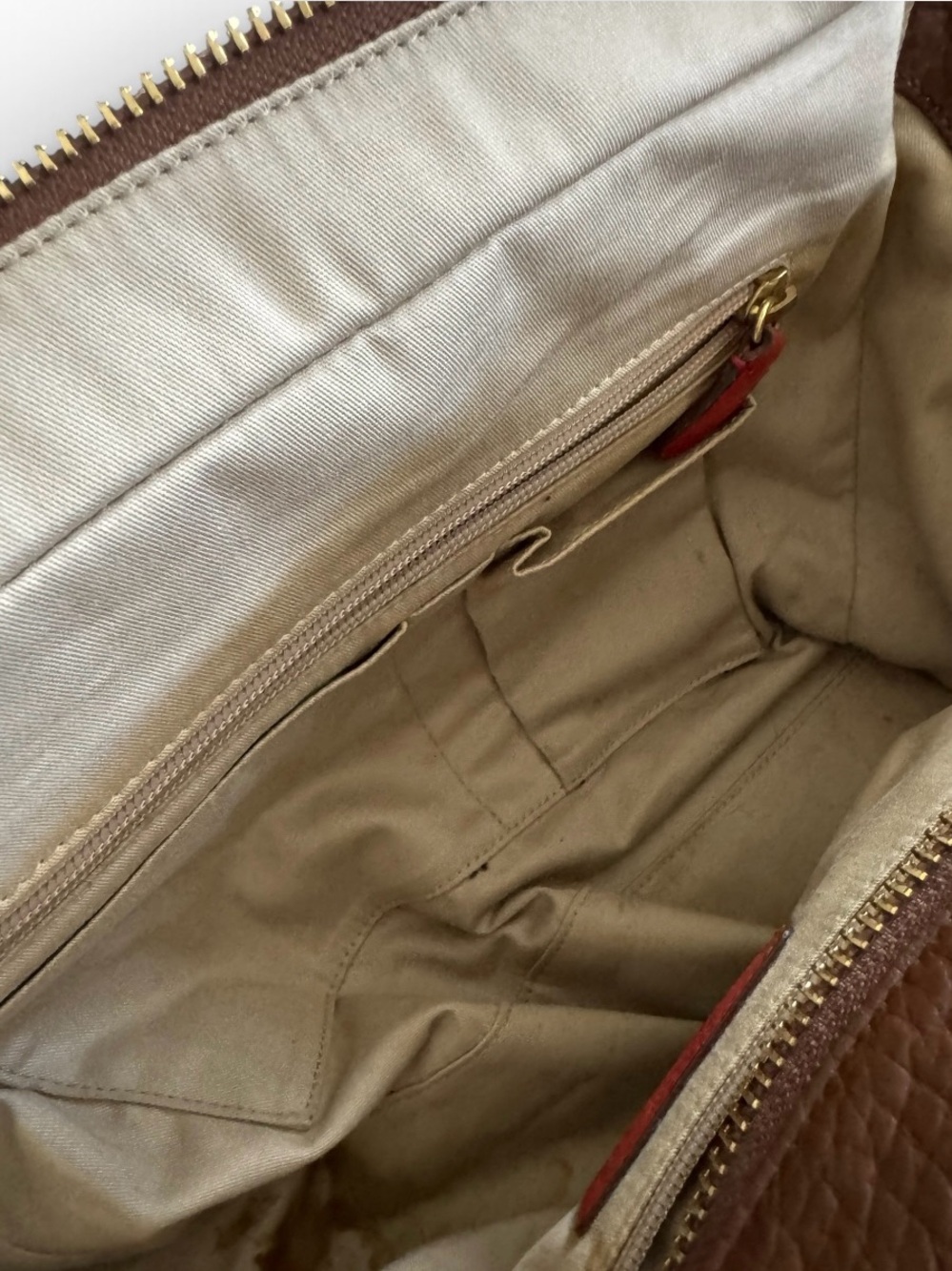 Coach Legacy Candace Medium Carryall Brown Pebble Leather with Callout - Picture 16 of 16